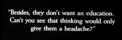Within Our Gates - Blacks don't want an education